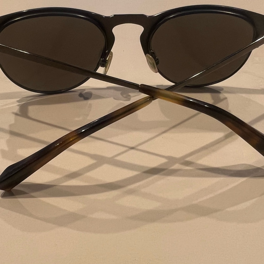 Warby Parker Aldridge Polarized Mirrored Sunglasses Blue Lens EUC - Picture 3 of 5